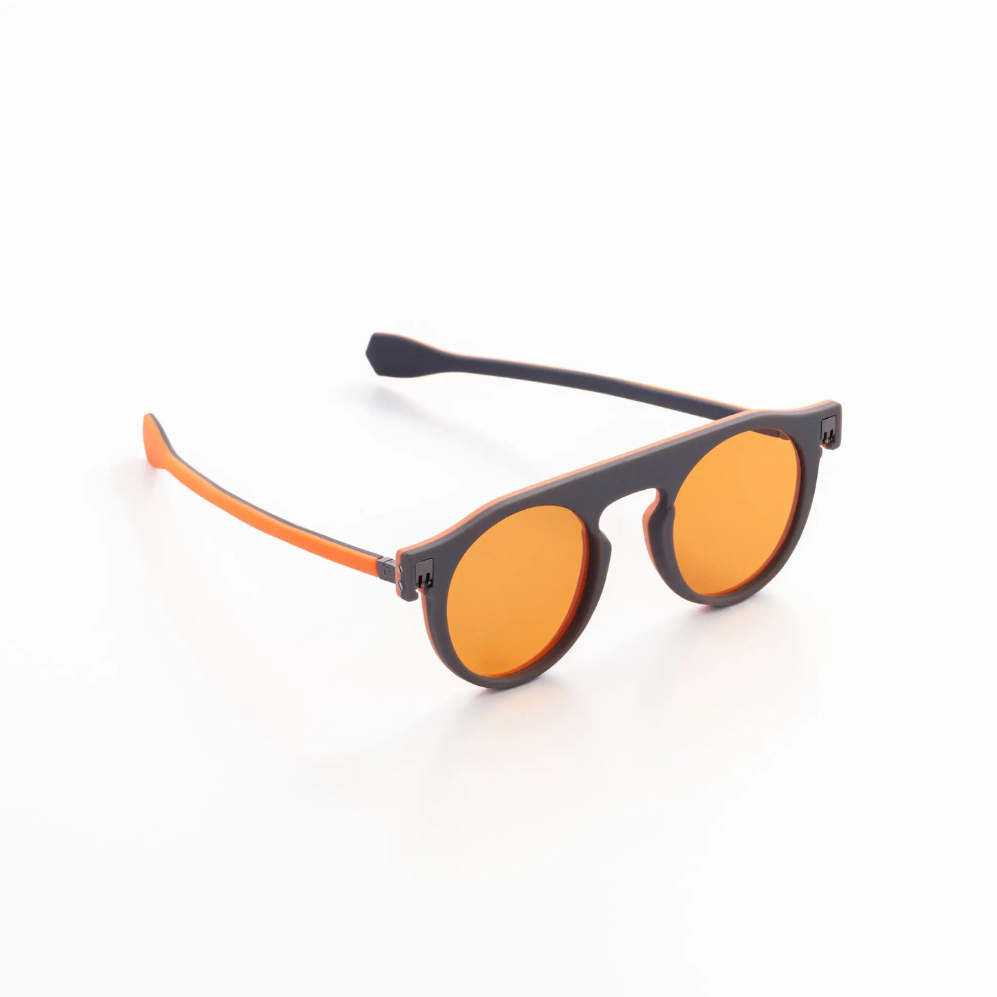 Reverso sunglasses grey & orange reversible & ultra light side view 2