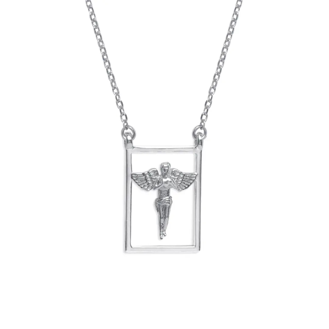 Guardian Angel Necklace, Sterling Silver