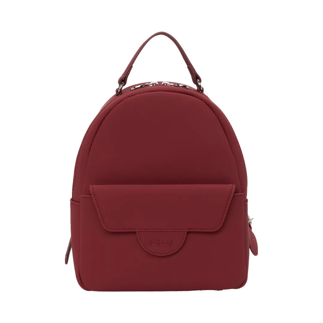 O bag Sofia Burgundy front