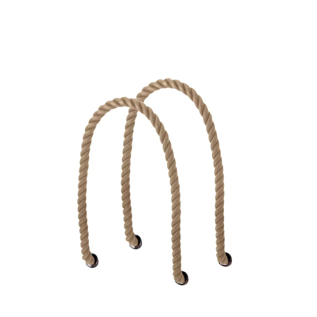 Long handle natural rope