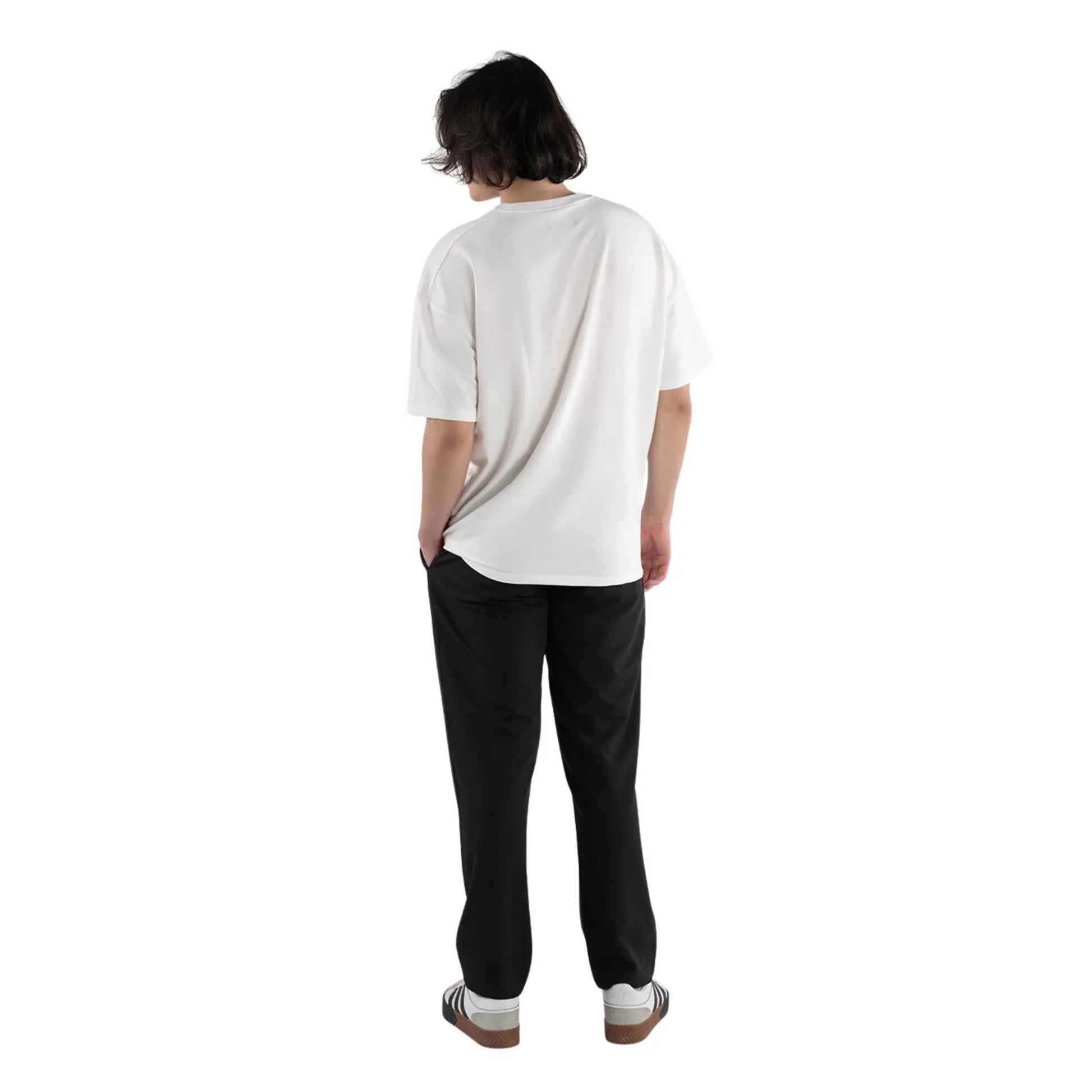 Oversized T-Shirt White Les Maladroits Definition back view
