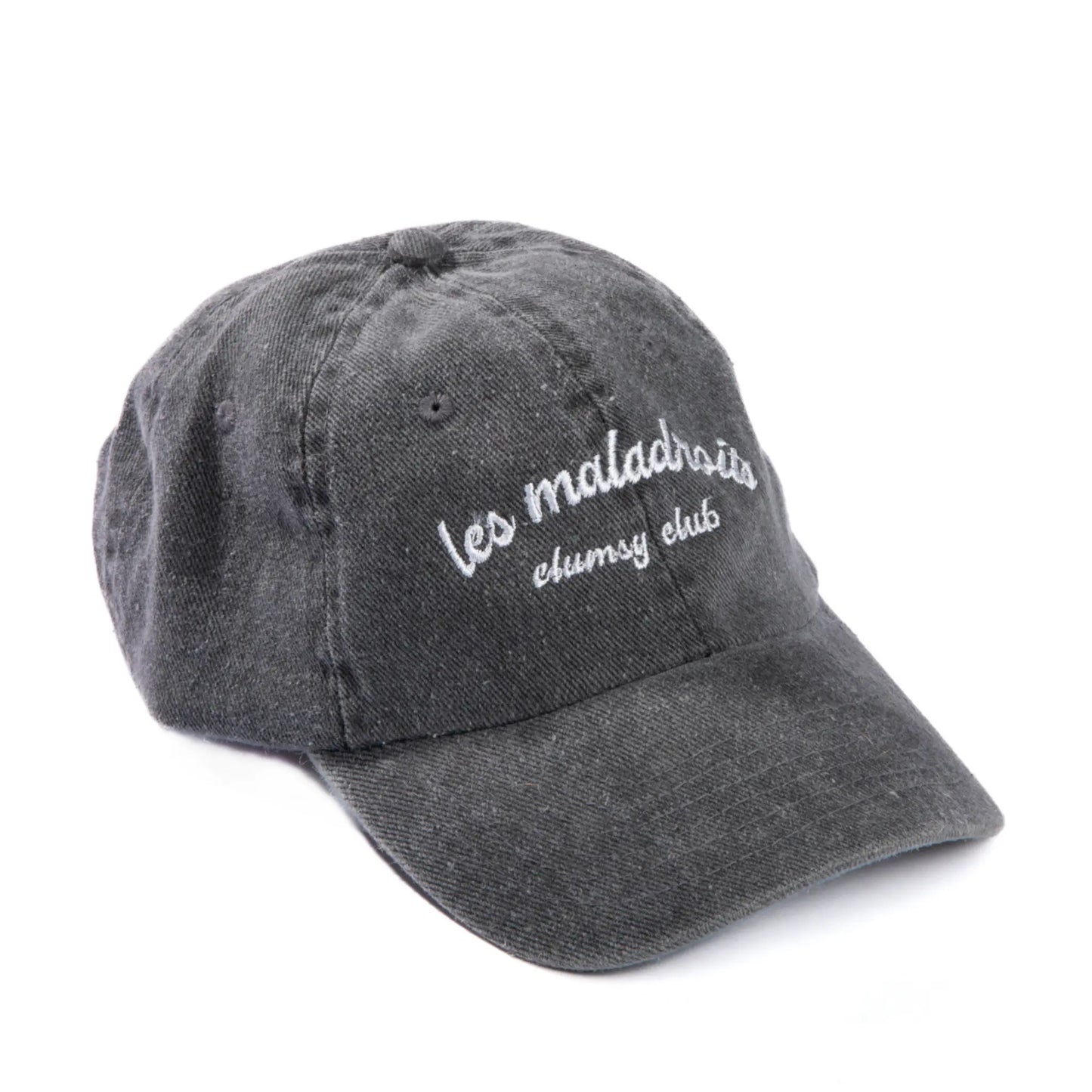 Washed Grey Hat – Les Maladroits Clumsy Club front view
