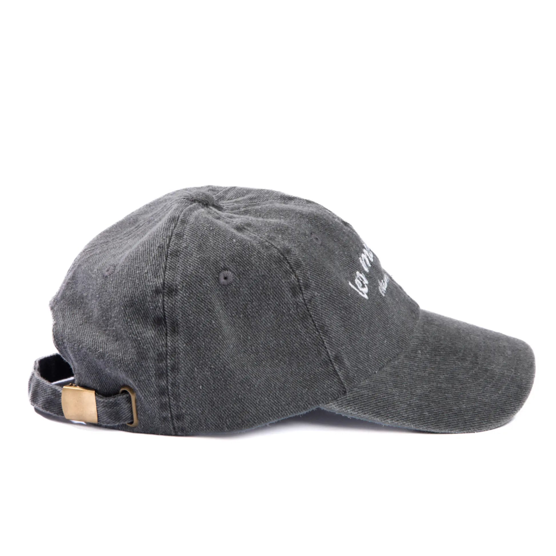 Washed Grey Hat – Les Maladroits Clumsy Club side view
