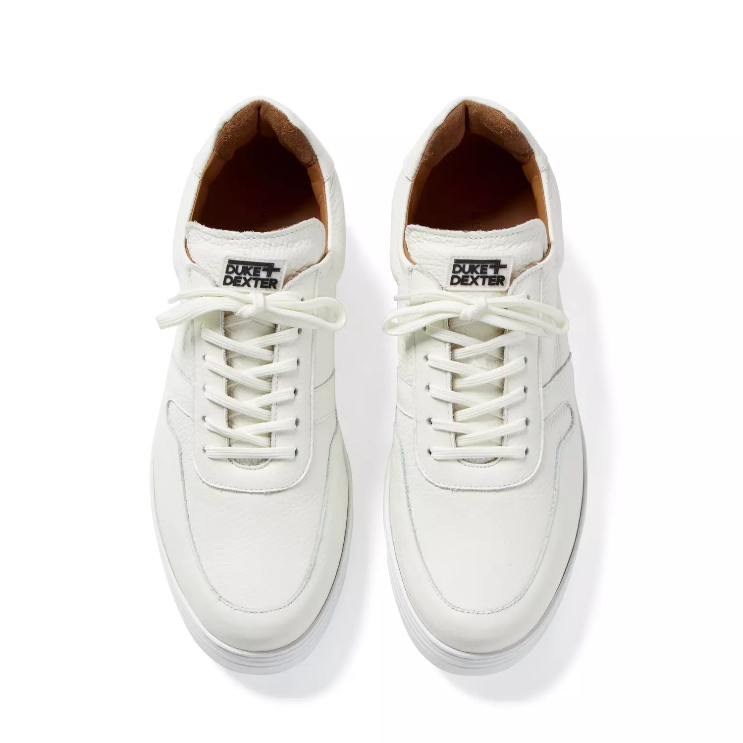 Duke and Dexter Ritchie White leather sneakers for men