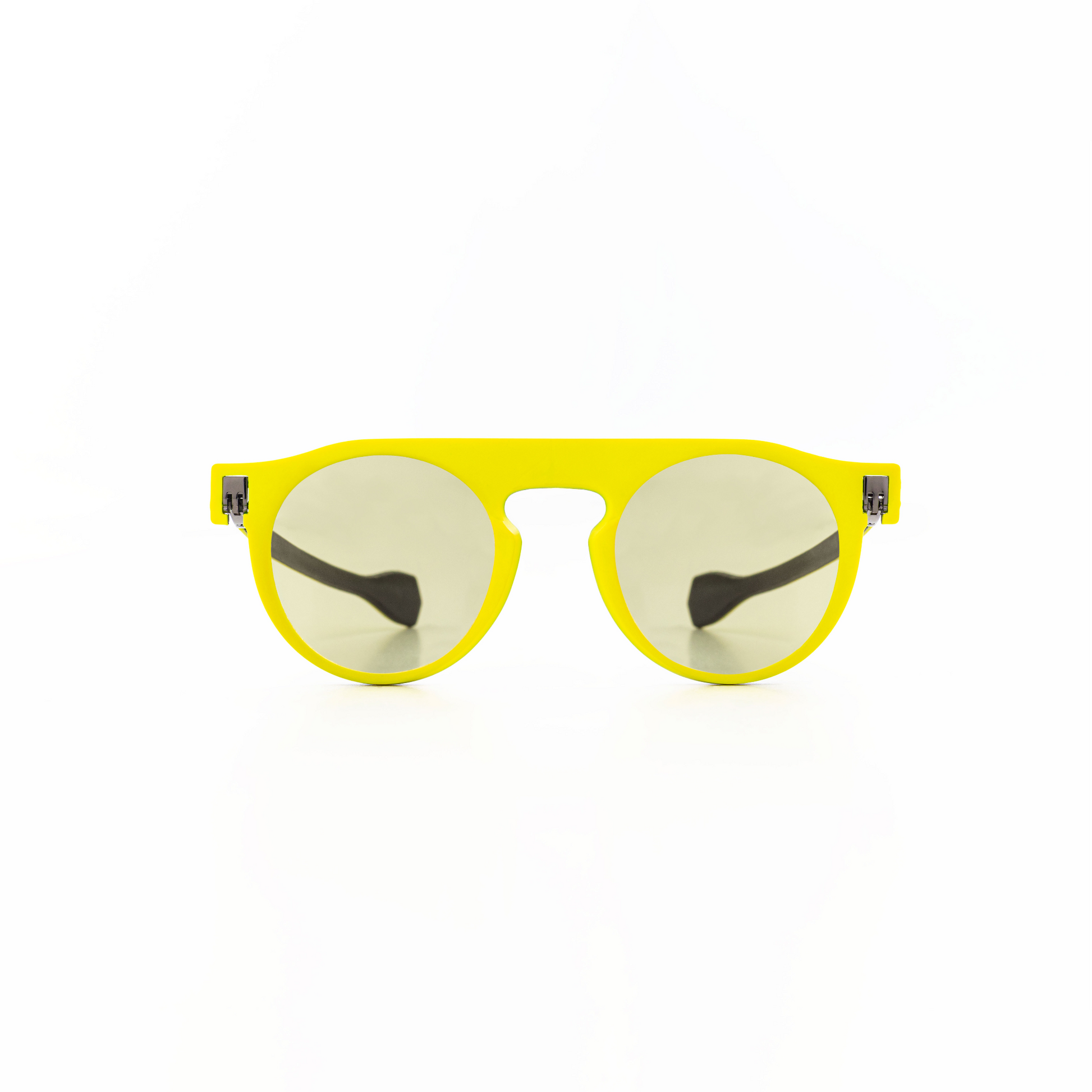 Reverso sunglasses black & yellow reversible & ultra light front view 1