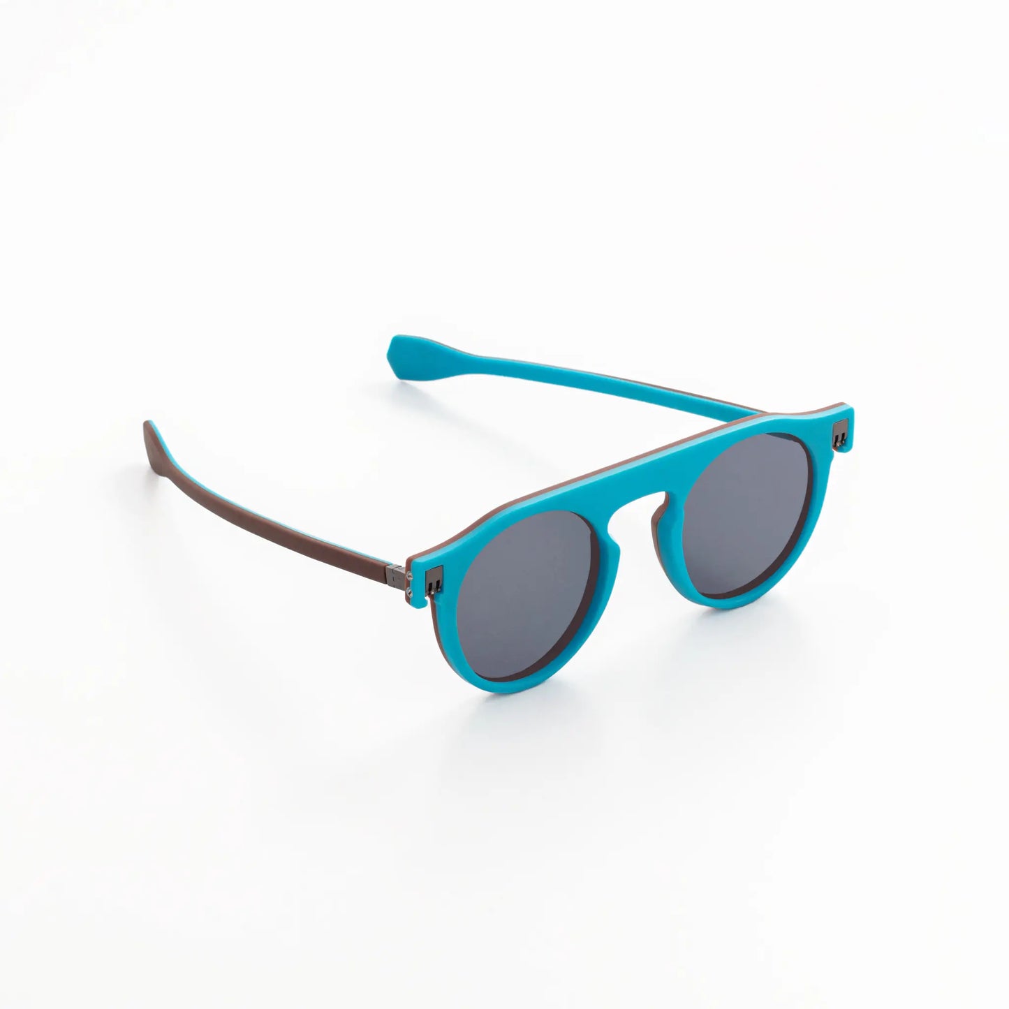 Reverso sunglasses brown & light blue reversible & ultra light side view 2