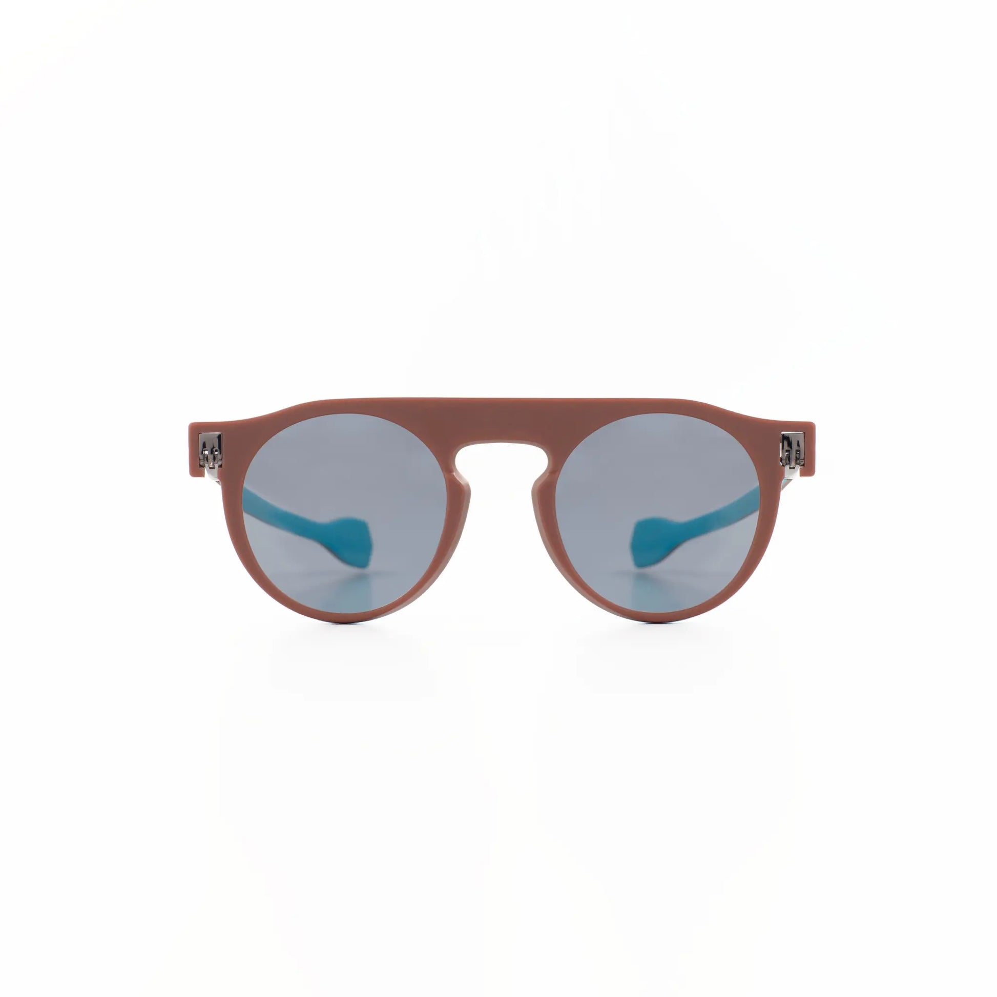 Reverso sunglasses brown & light blue reversible & ultra light front view 1