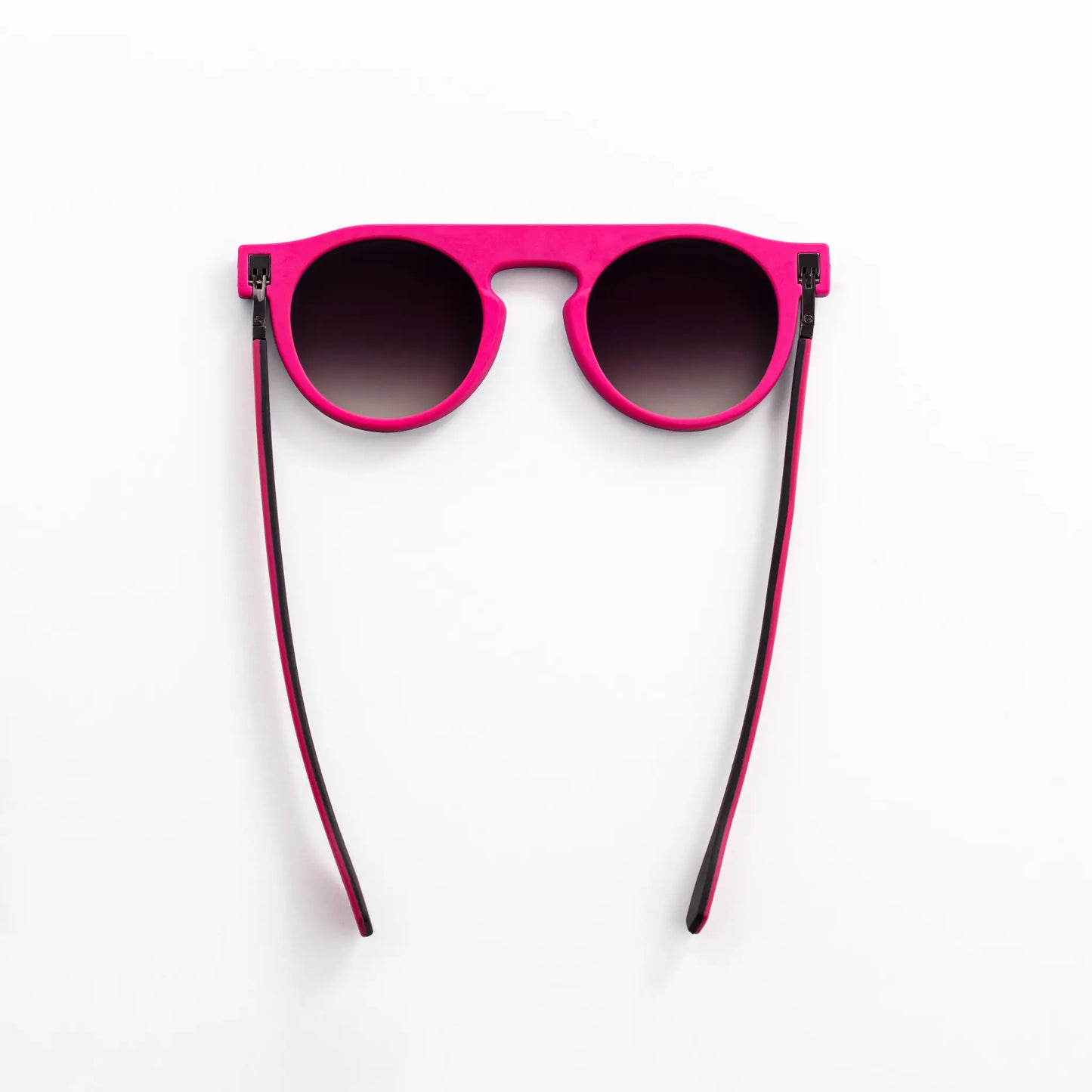 Reverso sunglasses black & pink reversible & ultra light top view