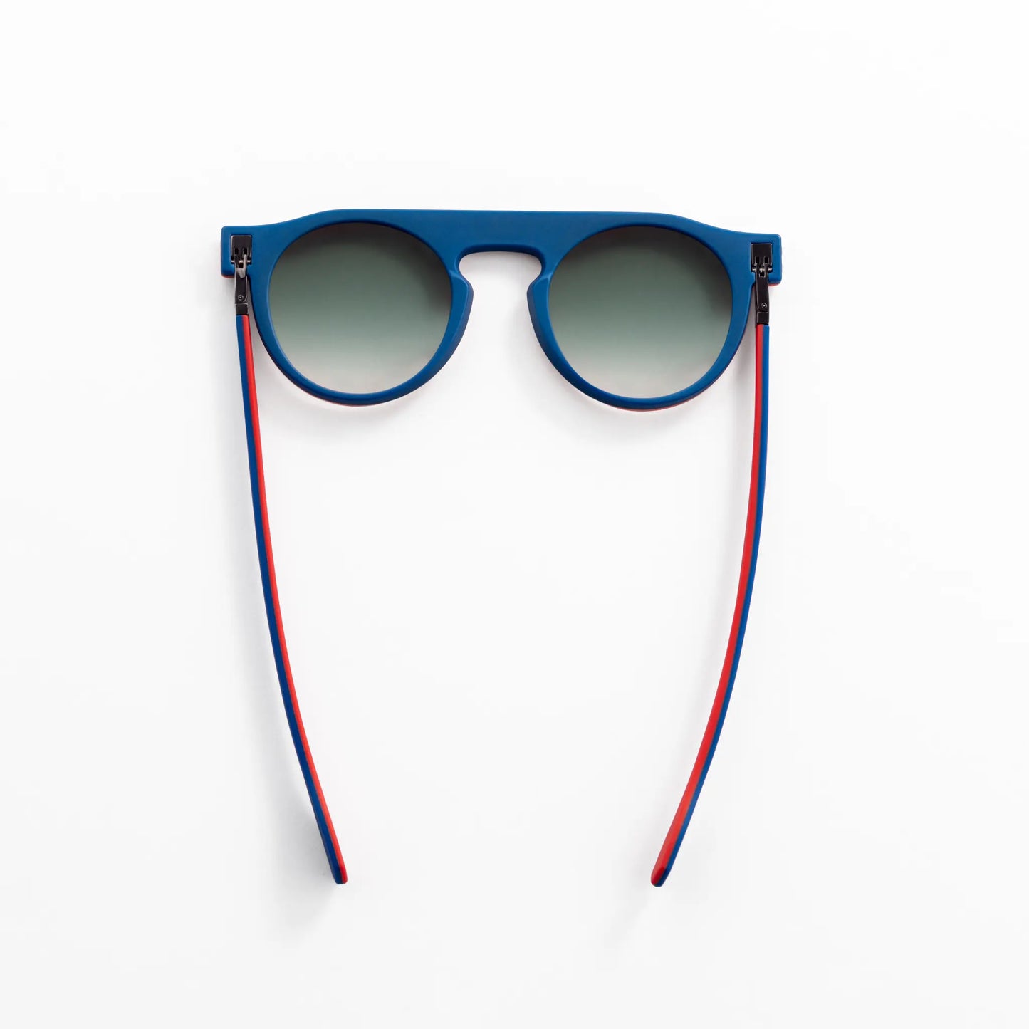 Reverso sunglasses blue & red reversible & ultra light top view