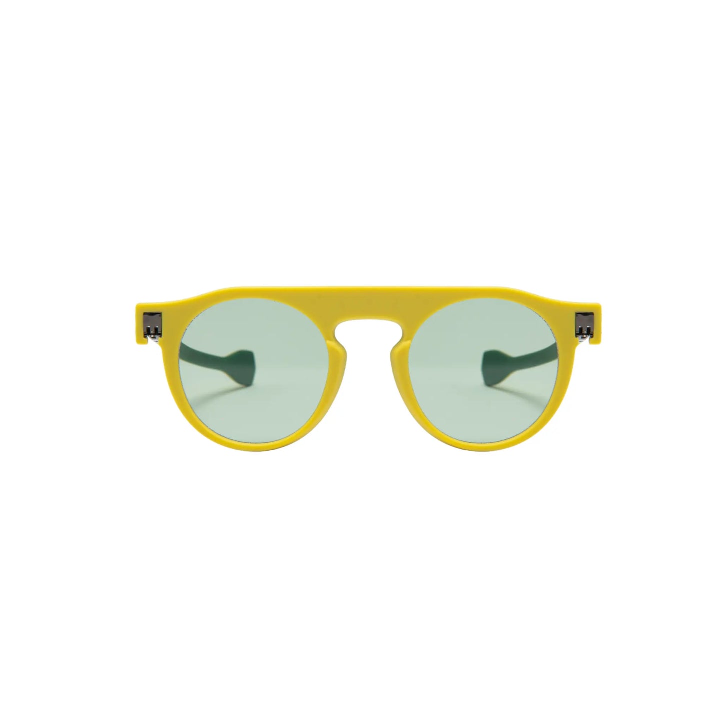 Reverso sunglasses green & yellow reversible & ultra light front view 1