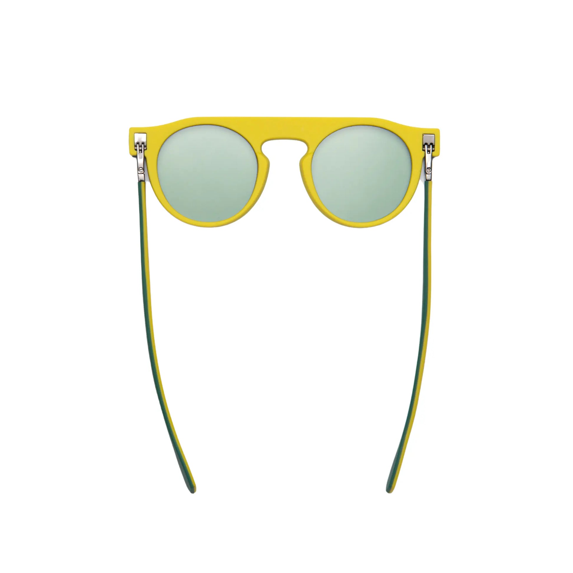 Reverso sunglasses green & yellow reversible & ultra light top view
