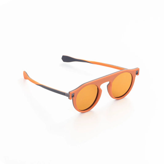 Reverso sunglasses grey & orange reversible & ultra light side view 1