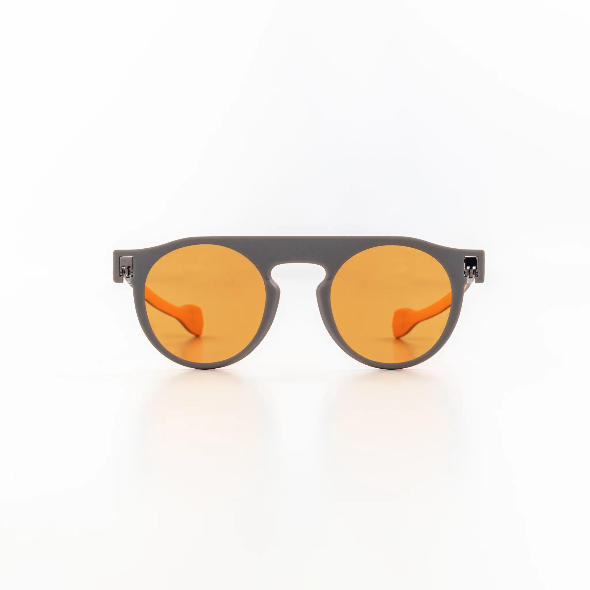 Reverso sunglasses grey & orange reversible & ultra light front view 2