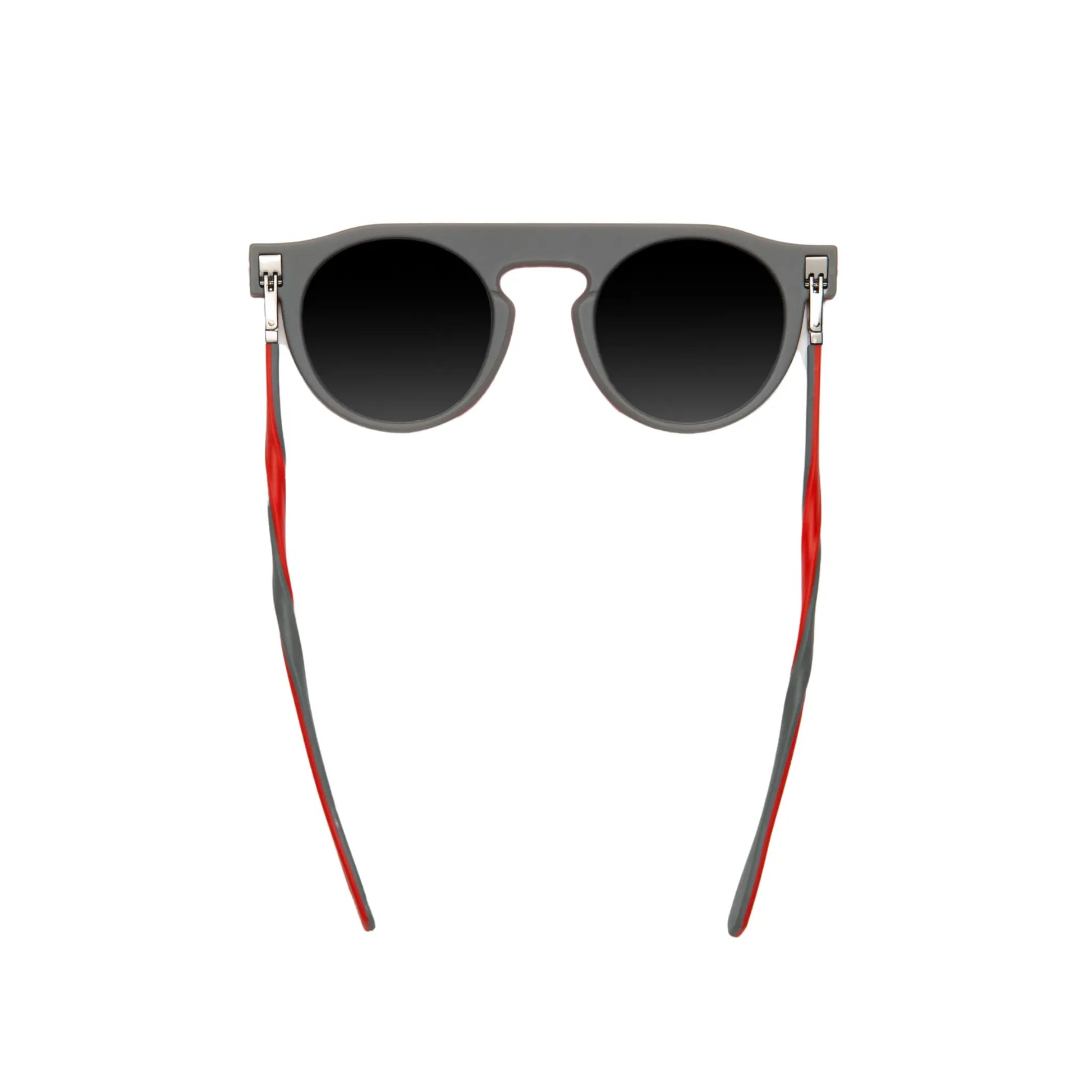 Reverso sunglasses grey & red reversible & ultra light top view
