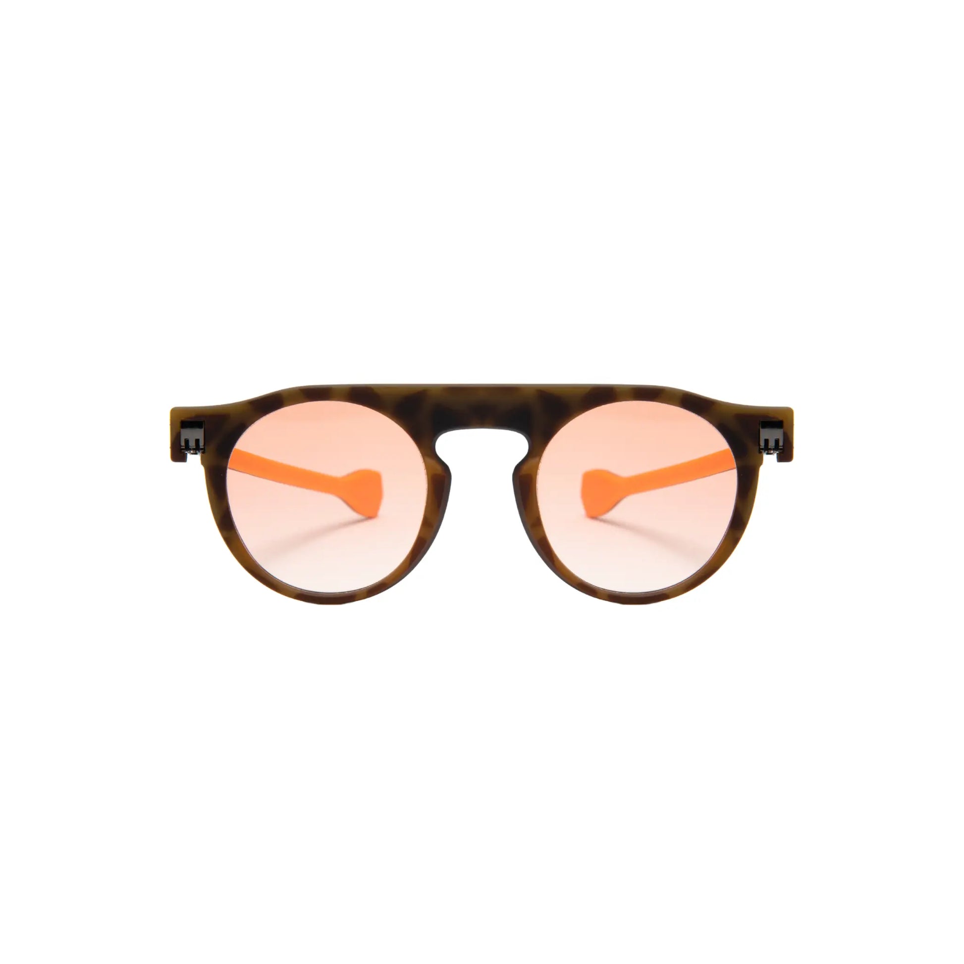 Reverso sunglasses Havana/black & orange reversible & ultra light front view 2
