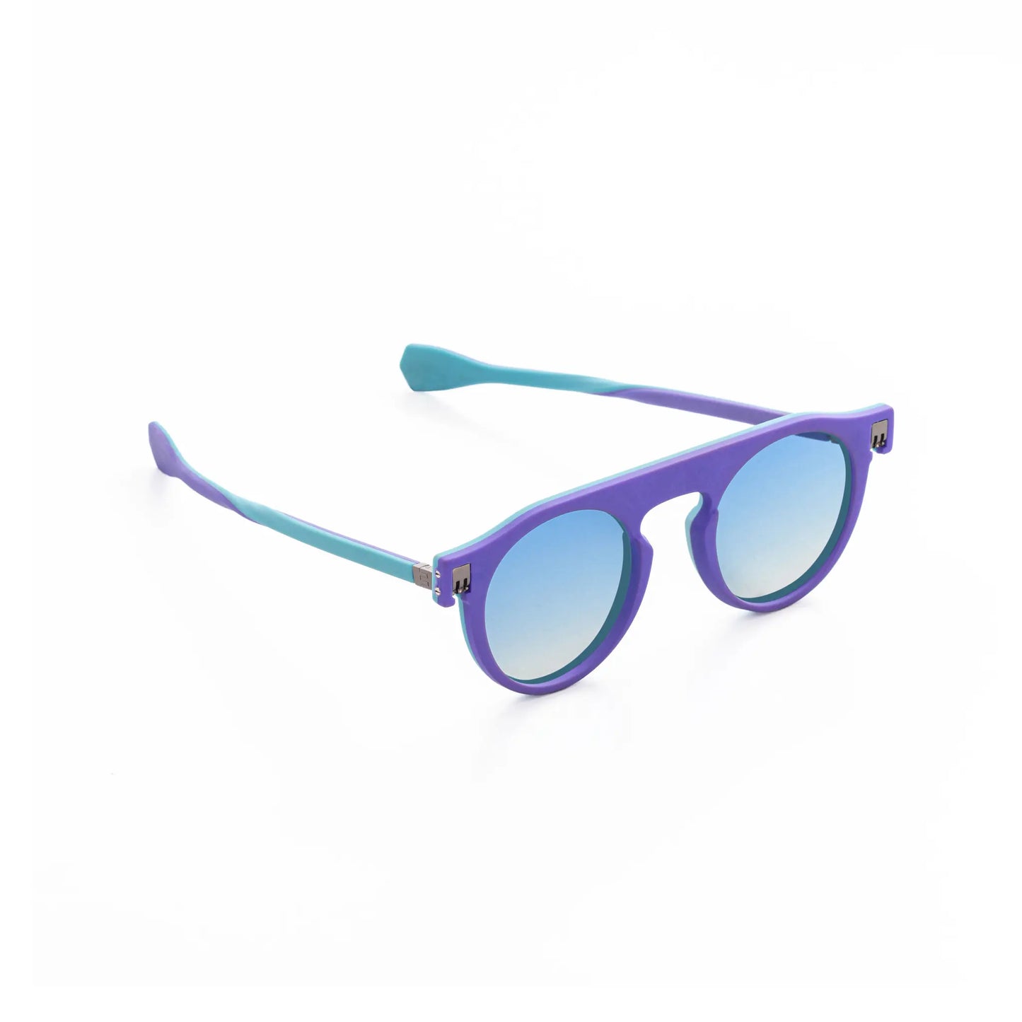 Reverso sunglasses Light Blue & purple reversible & ultra light side view 1