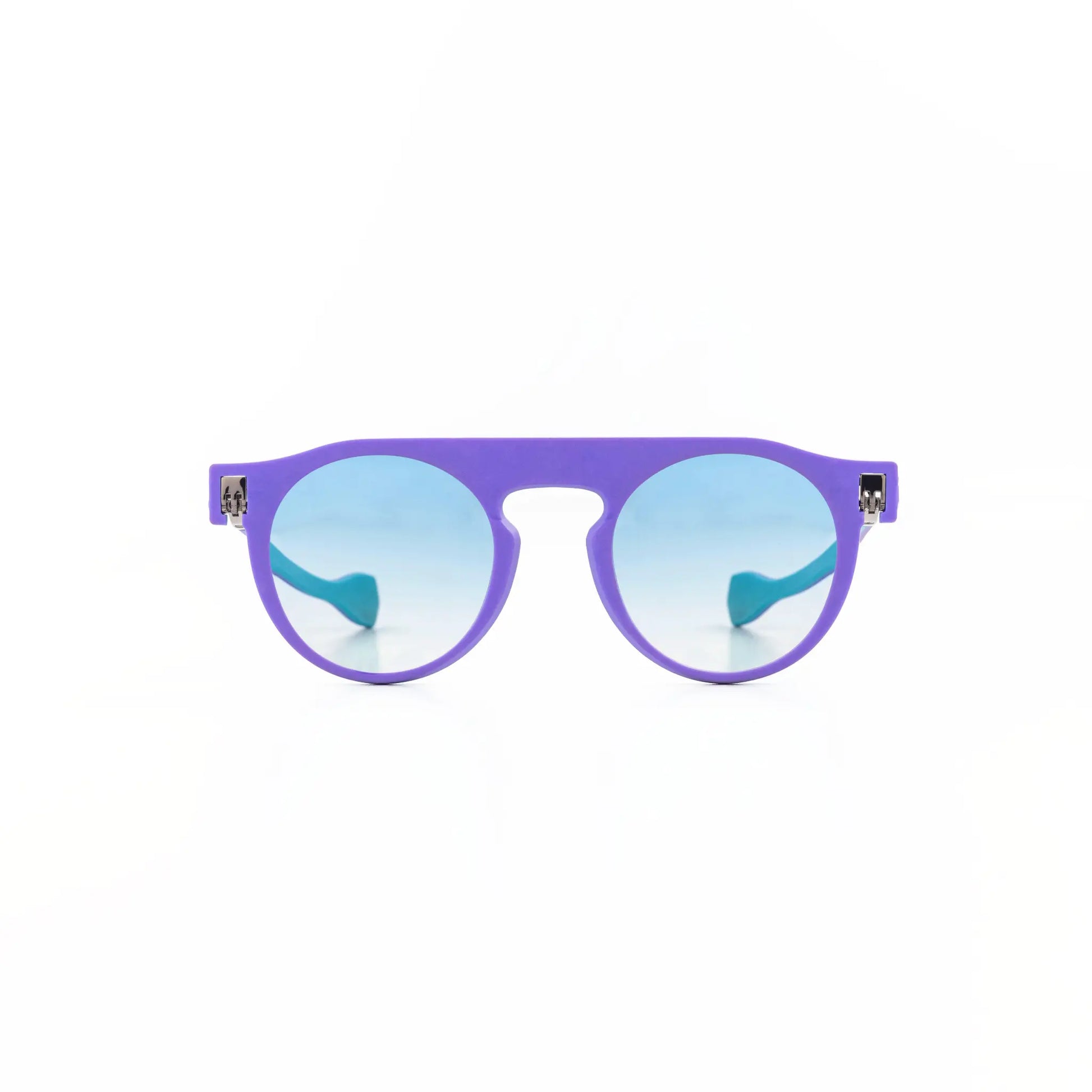 Reverso sunglasses Light Blue & purple reversible & ultra light front view 1