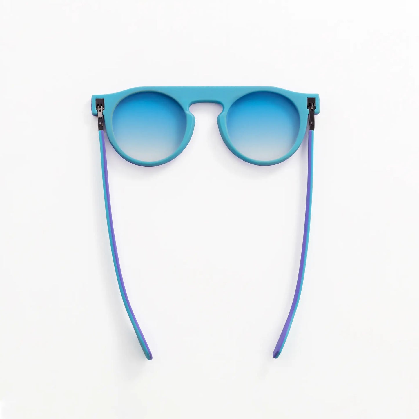Reverso sunglasses Light Blue & purple reversible & ultra light top view