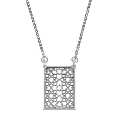 Dueros Mosaic Necklace Sterling Silver for men and women