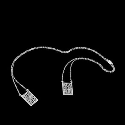 Dueros Mosaic Necklace Sterling Silver for men and women