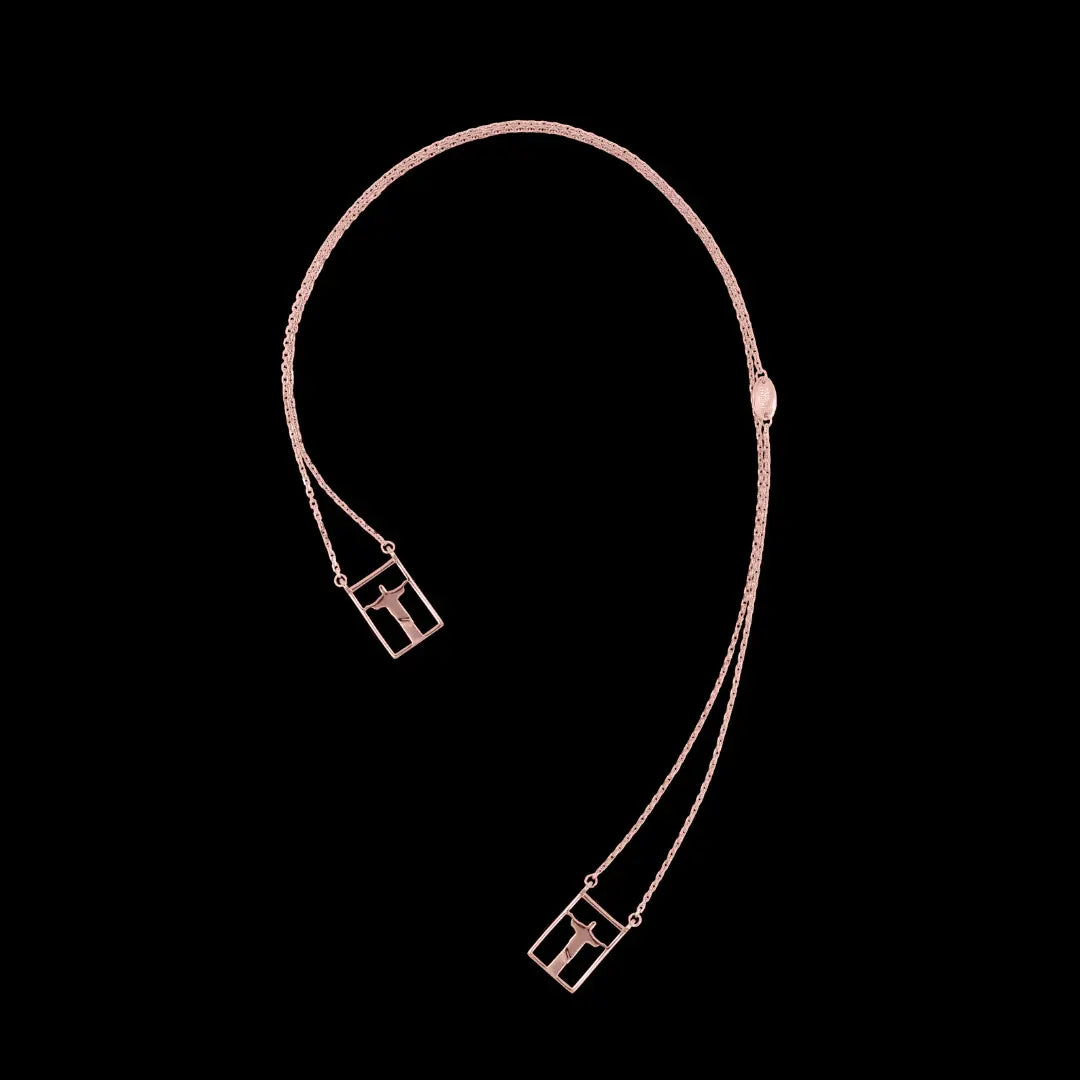 Dueros Rio Necklace 18K rose gold plated for men and women